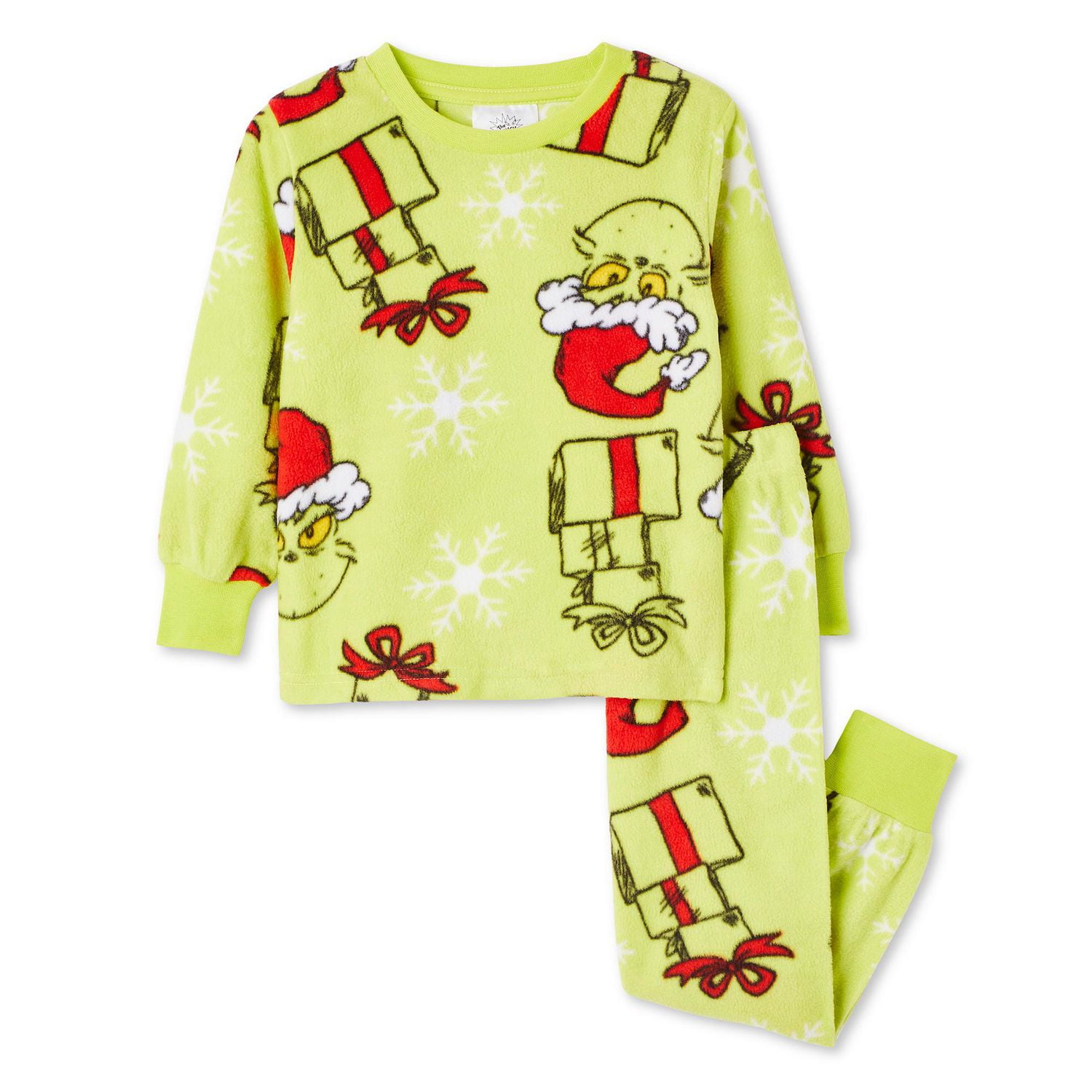 Pyjamas en micropolaire Le Grinch pour toute la famille Tailles pour toute la famille