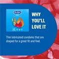 thumbnail image 4 of Durex Love Easy-On Shape Lubricated Condoms, Large Size, Odourless, 40 ct, 4 of 7