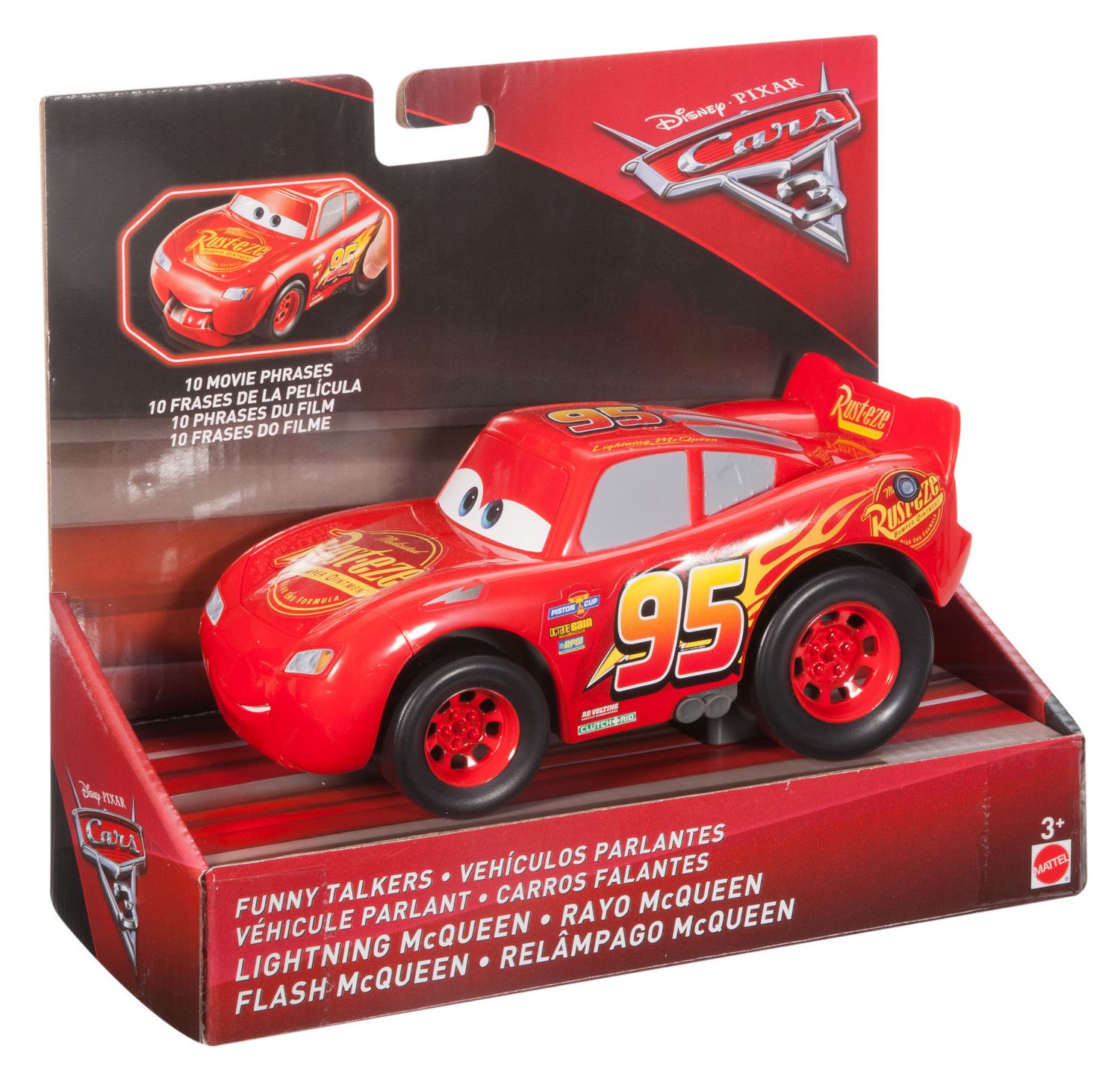 Disney/Pixar Cars 3 Funny Talkers Lightning McQueen Vehicle | Walmart Canada