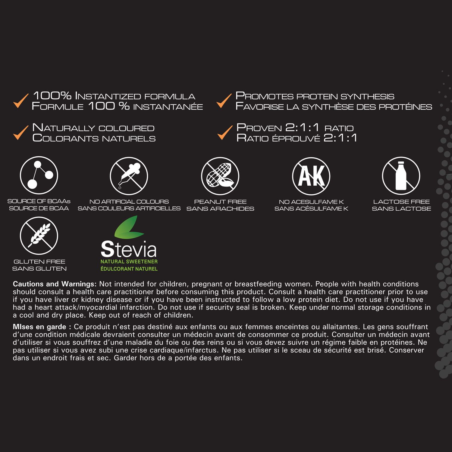 Revolution Nutrition BCAA Splash pêches surettes intra-entraînement