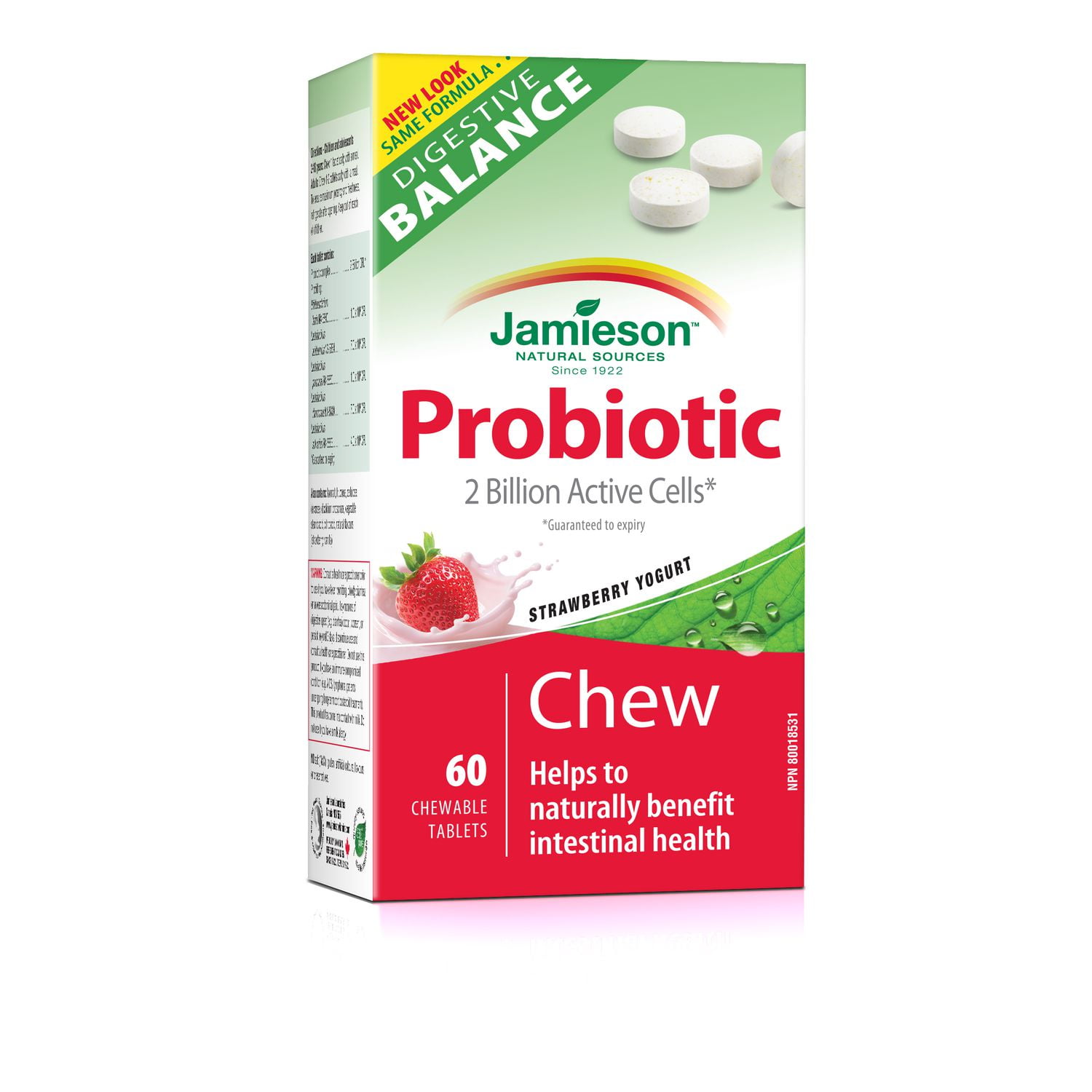 Jamieson Laboratories Jamieson Chewable Probiotic Strawberry Yogurt