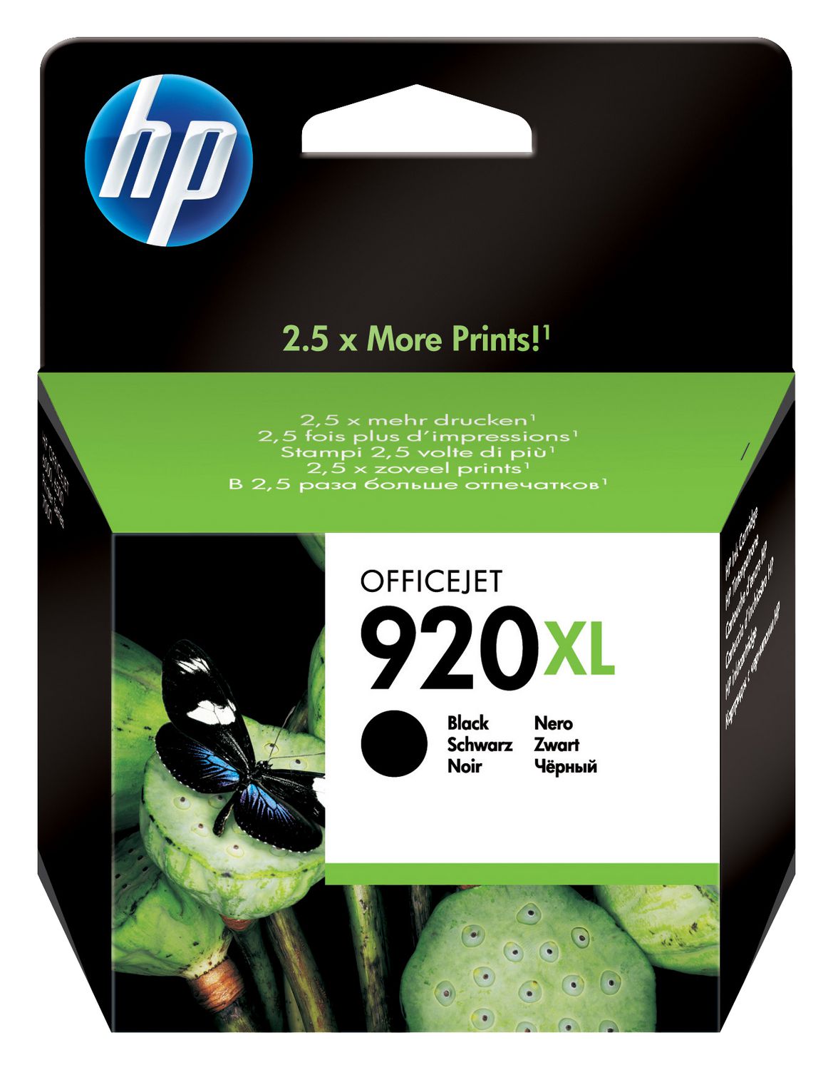 HP 920XL Black High Yield Original Ink Cartridge (CD975AN) | Walmart