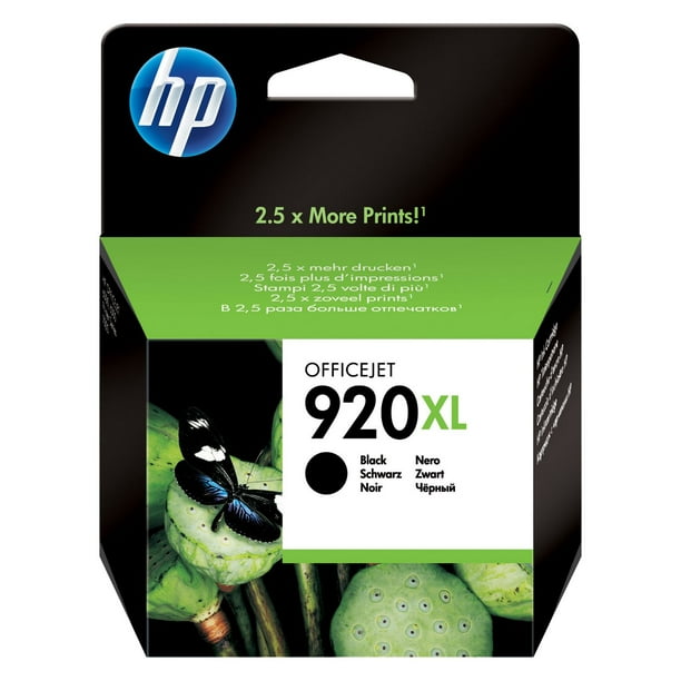 HP 920XL Cartouche d’encre noire à rendement élevé d’origine (CD975AN)