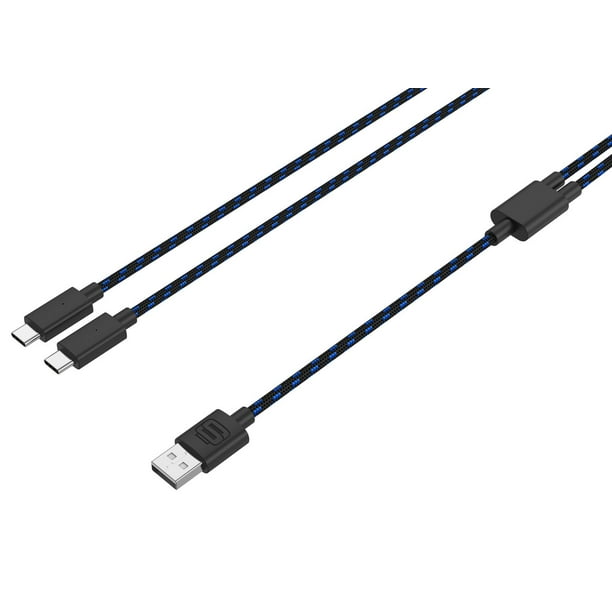 Câble de chargement double USB-C pour manette de PS5 de Surge Câble de  charge du contrôleur 