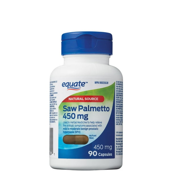 Saw Palmetto, 90 capsules, 450 mg Capsules Walmart.ca