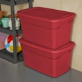 thumbnail image 2 of Sterilite 68 Liter Red Tote, 2 of 2