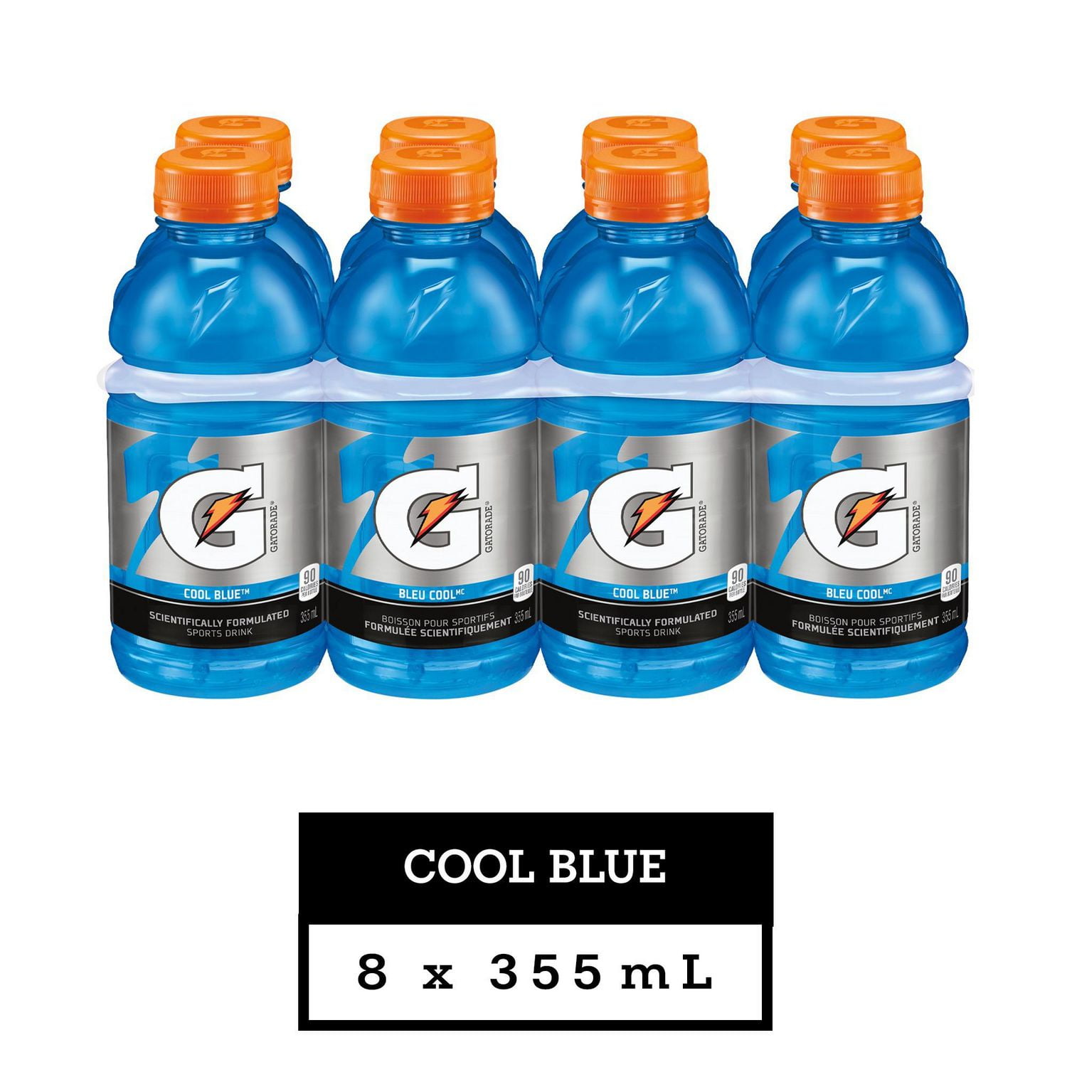 Gatorade Cool Blue Sports Drink, 355 mL Bottles, 8 Pack Walmart Canada