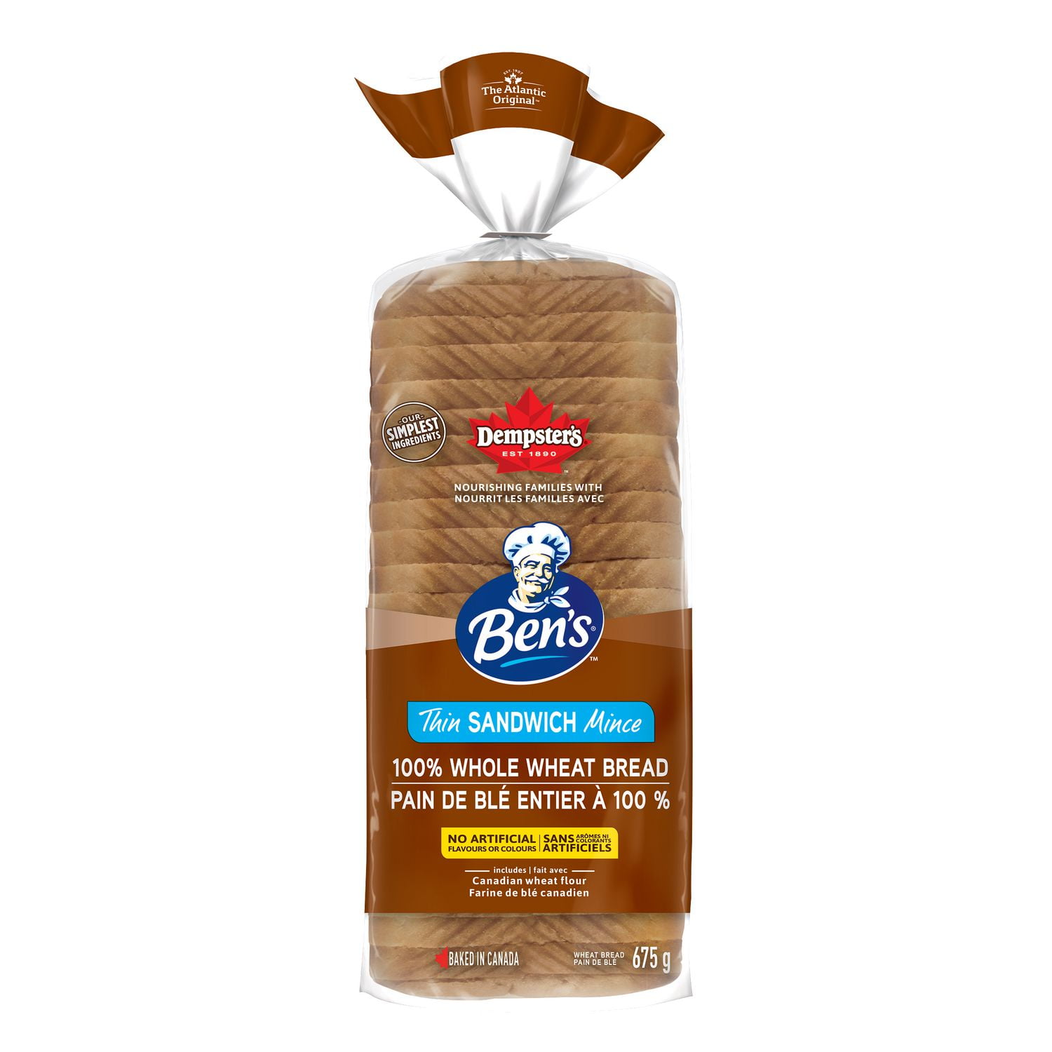 Bens® Xtra™ Thin Sandwich 100 Whole Wheat Bread Walmart Canada 4673