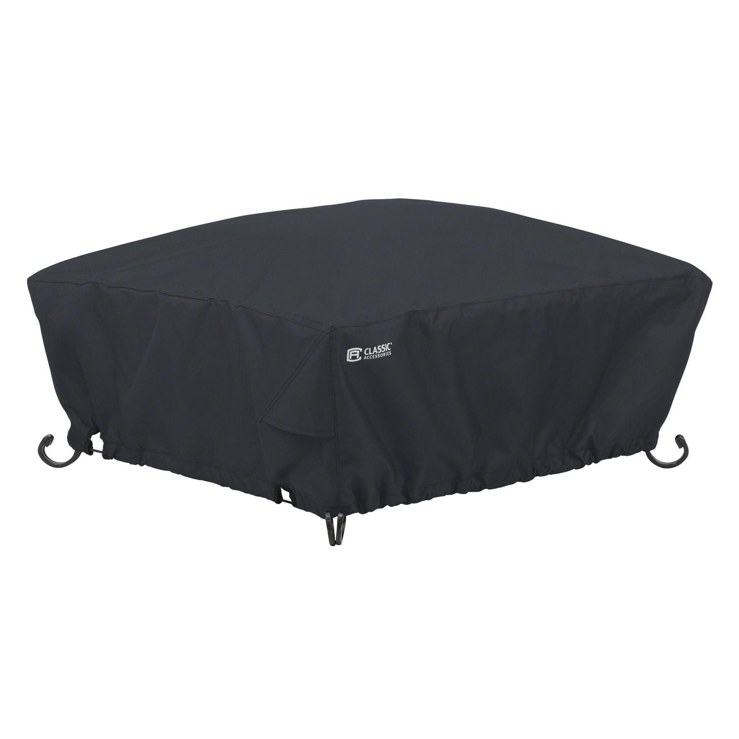 Classic Accessories Full Coverage Square Fire Pit Cover Tough and
