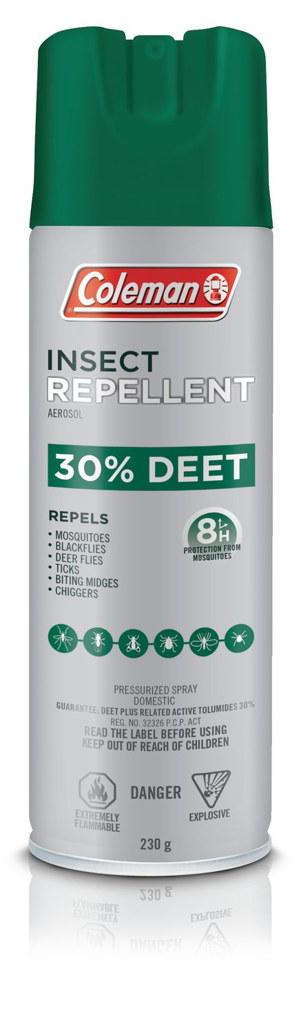 Coleman 30% DEET 230g Mosquito Spray, 230gram/30% DEET 