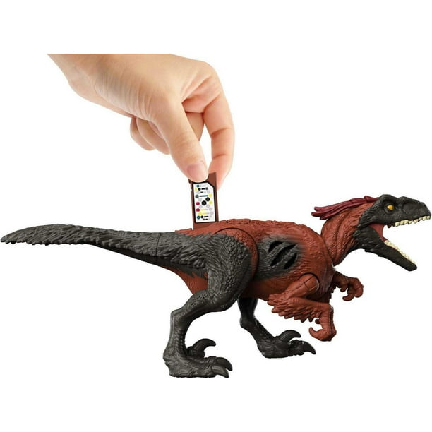 Jurassic World - Figurine de dinosaure Allosaurus - Dégâts extrêmes