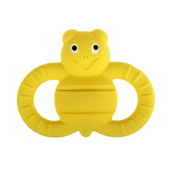 MAM Baby Toys, Teething Toys, Ellie the Bee 100% Natural Rubber Developmental Teether Toys, ‘Friends’ Collection, 3+ Months, Unisex, 1-Count