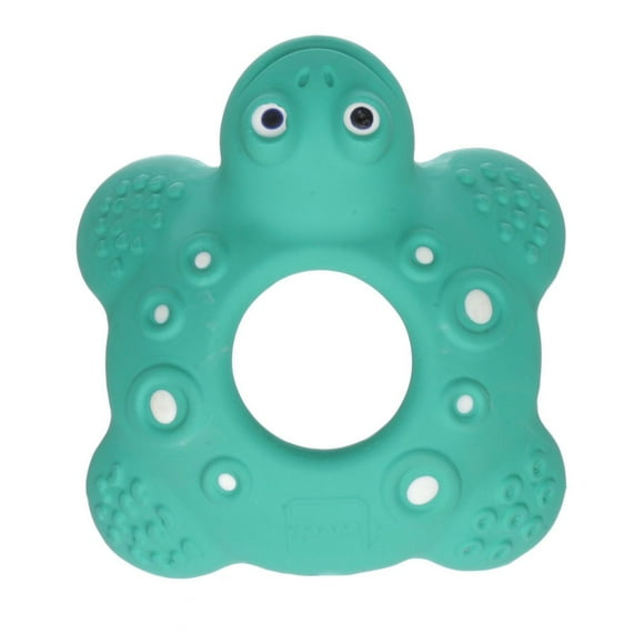 Jouets pour bébé, jouets de dentition, jouets de dentition développementaux fait de caoutchouc entièrement naturel Bob la tortue, collection « Friends », 5 mois et plus, unisexe, 1 unité