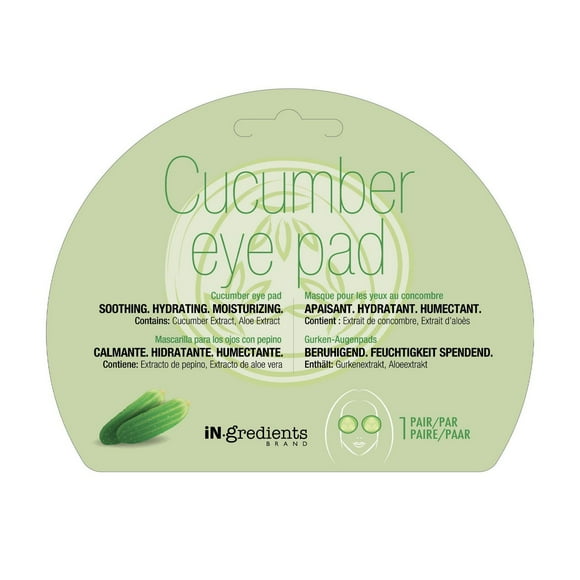 Cucumber Eye Pads, Cucumber Eye Pads, 1 pair, Soothing, Moisturizing and Hydrating