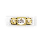 FERRERO ROCHER, Chocolat aux noisettes fines, paquet de 3