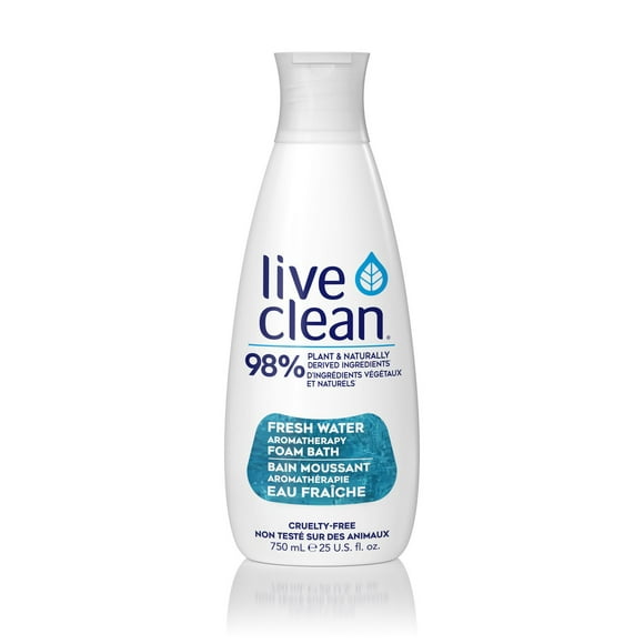 Bain moussant aromathérapie eau fraîche de Live Clean 750 mL, Bain Moussant