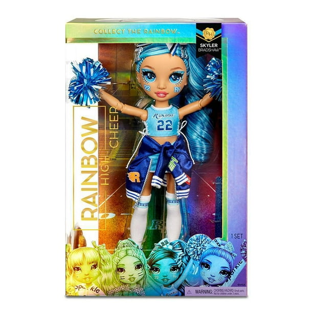 RAINBOW HIGH Mannequins Vêtements de Styliste Bleu Serie Pom Girls, Cadeau  Parfait pour Les Enfants de 6 Ans et Plus, 572077EUC, Skyler Bradshaw Studio  de Mode - Poupée Exclusive : : Jeux