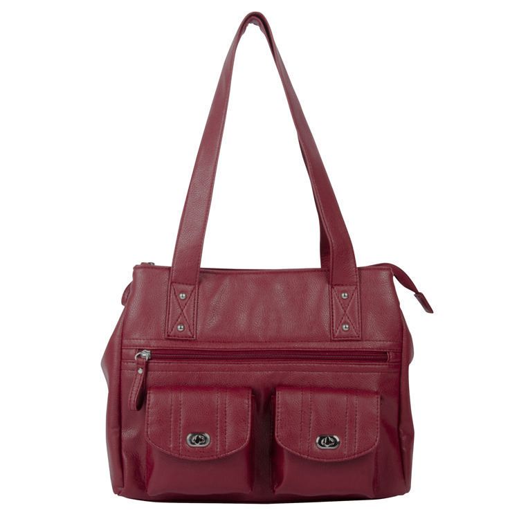 Anna Martina Franco Twist Lock 3-Compartment Shoulder Bag | Walmart Canada
