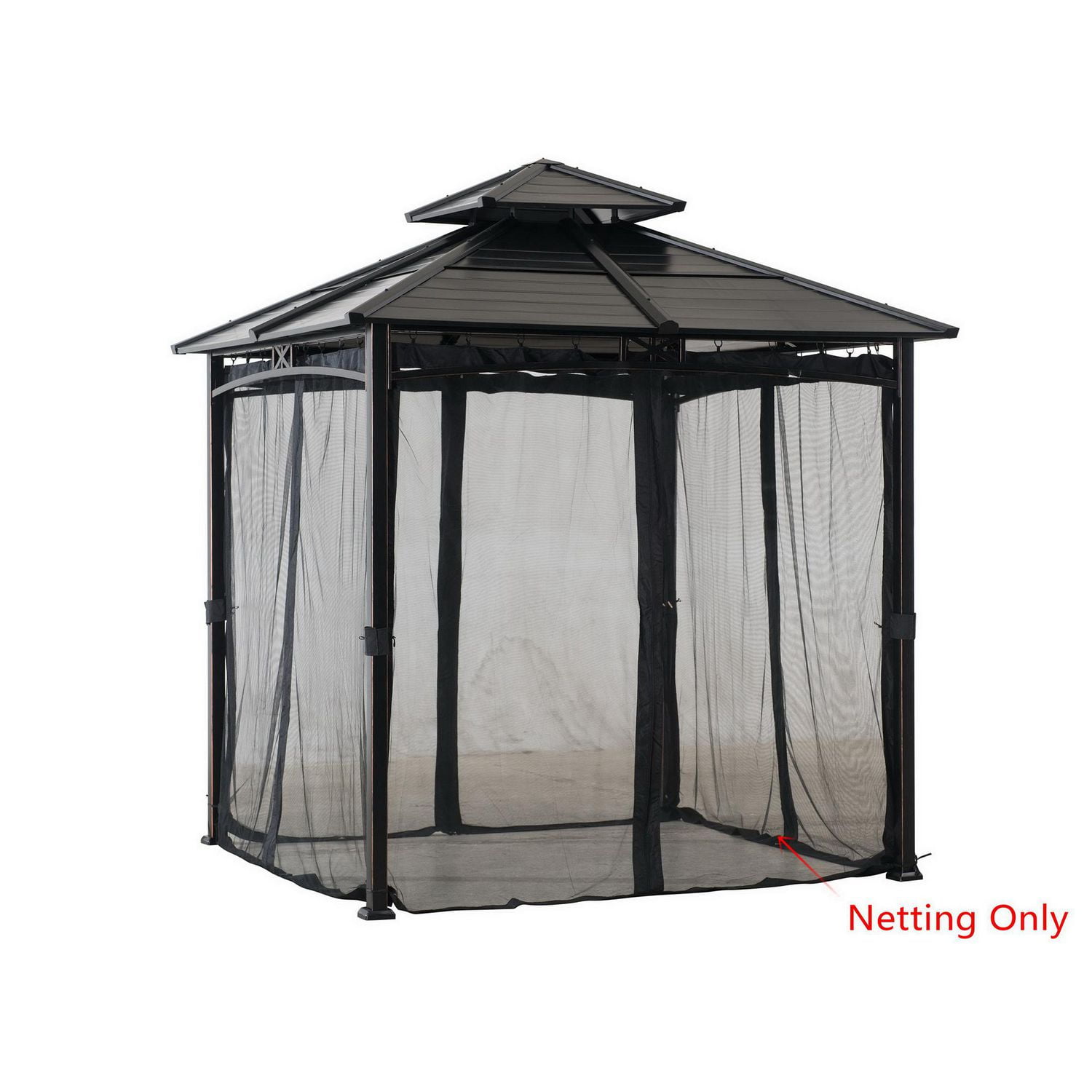 hometrends 8 ft. x 8 ft. Gazebo Mosquito Netting Walmart Canada