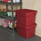 Boîte Sterilite de 68 litres en rouge – image 2 sur 3