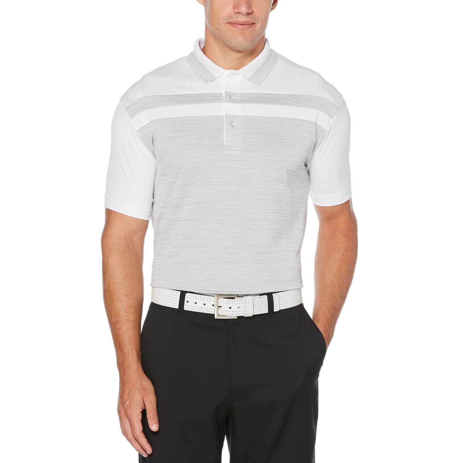 Polo Homme Ben Hogan Performance Space Dye Color Block à manches courtes