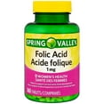 thumbnail image 3 of Spring Valley Folic Acid, 1 mg Tablets, 3 of 6