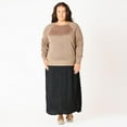thumbnail image 2 of Devoted Women’s Plus size L/S Raglan Lurex sweater, 2 of 4
