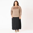 thumbnail image 2 of Devoted Women’s Plus size L/S Raglan Lurex sweater, 2 of 4