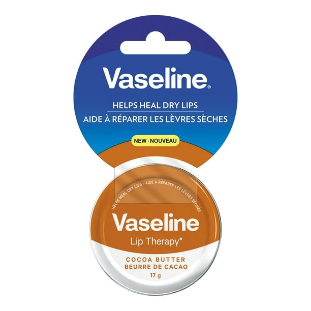 Baume pour les lèvres Vaseline  Beurre Cacoa w-etiquete col 17 GR