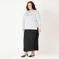 thumbnail image 2 of Devoted Women’s Plus size L/S Raglan Lurex sweater, 2 of 3