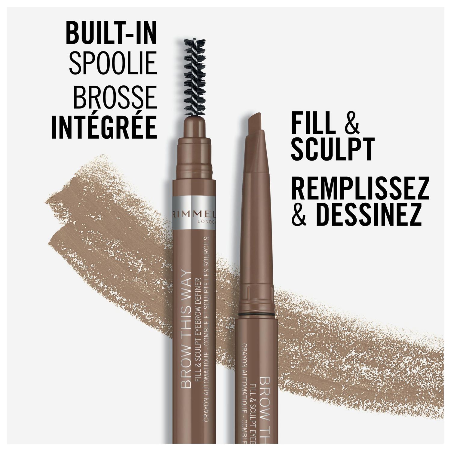 Rimmel brow shape deals fill and sculpt