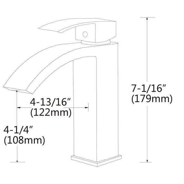 American Imaginations 17.5-in. W Wall Mount White Vessel Set for 1 Hole Right Faucet