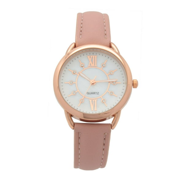 Montre George à affichage femme avec bracelet blush