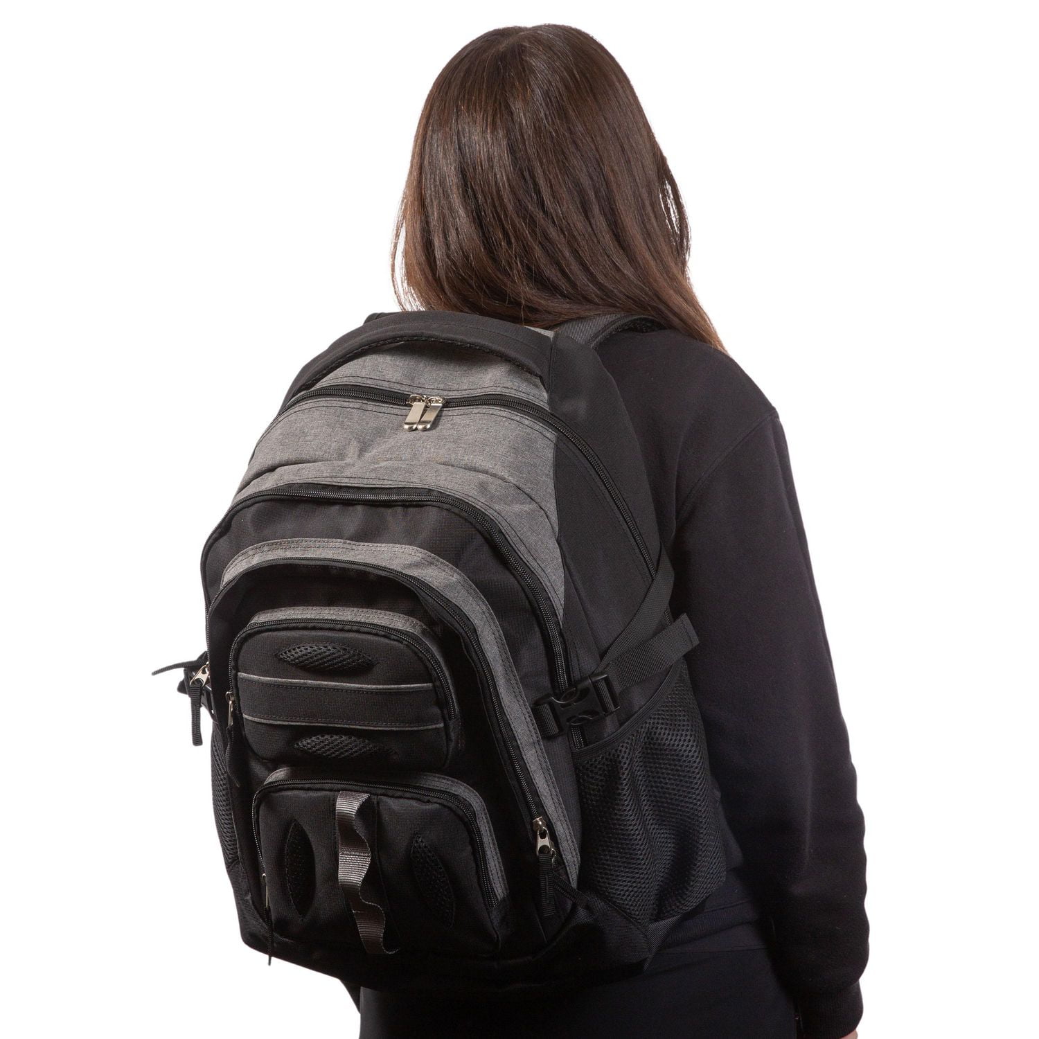 Grey laptop backpack online