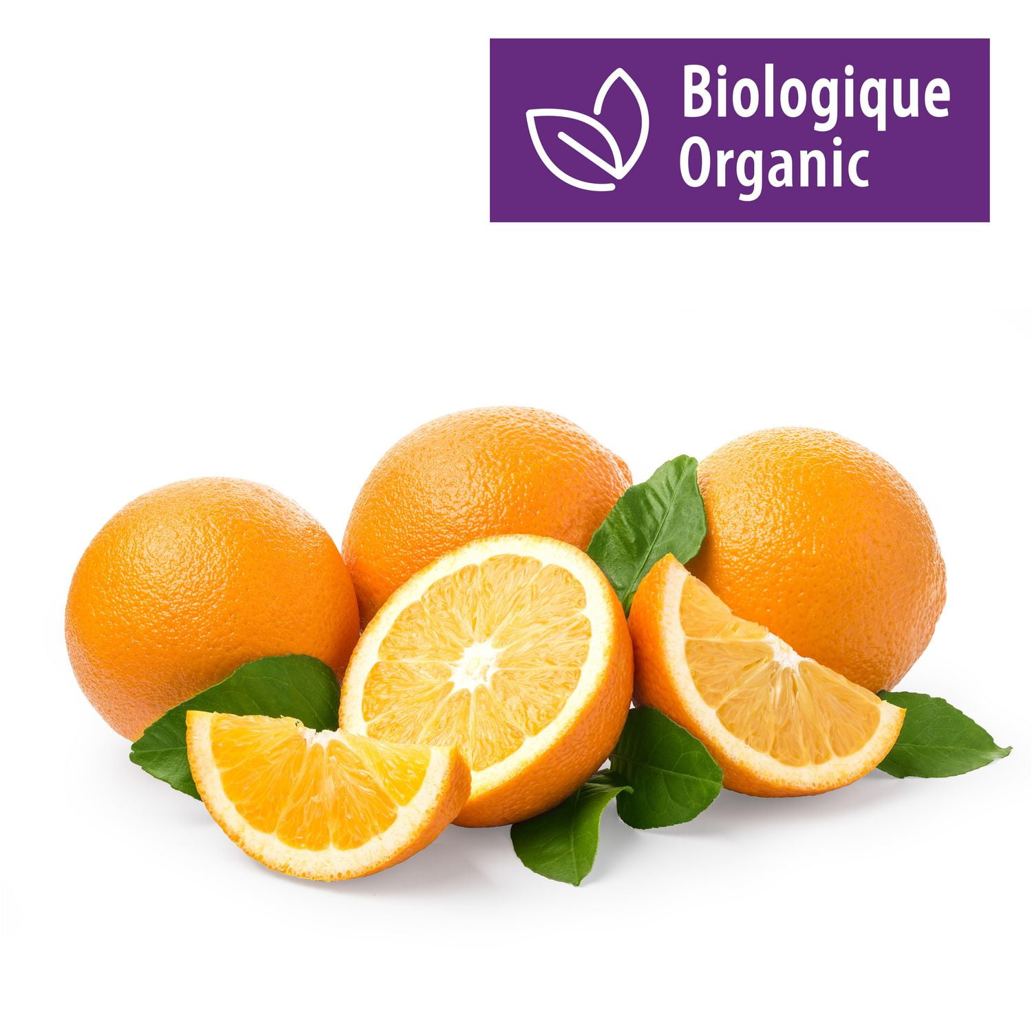 Oranges nombril organiques