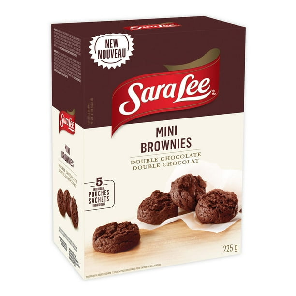 Mini brownies Sara Lee au double chocolat