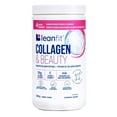 thumbnail image 1 of LEANFIT COLLAGEN & BEAUTY™ Unflavoured - 10g Collagen + Vitamin C + Hyaluronic Acid - Clinically Proven to Reduce Eye Wrinkles - 28 Servings, 284g Tub, 1 of 10