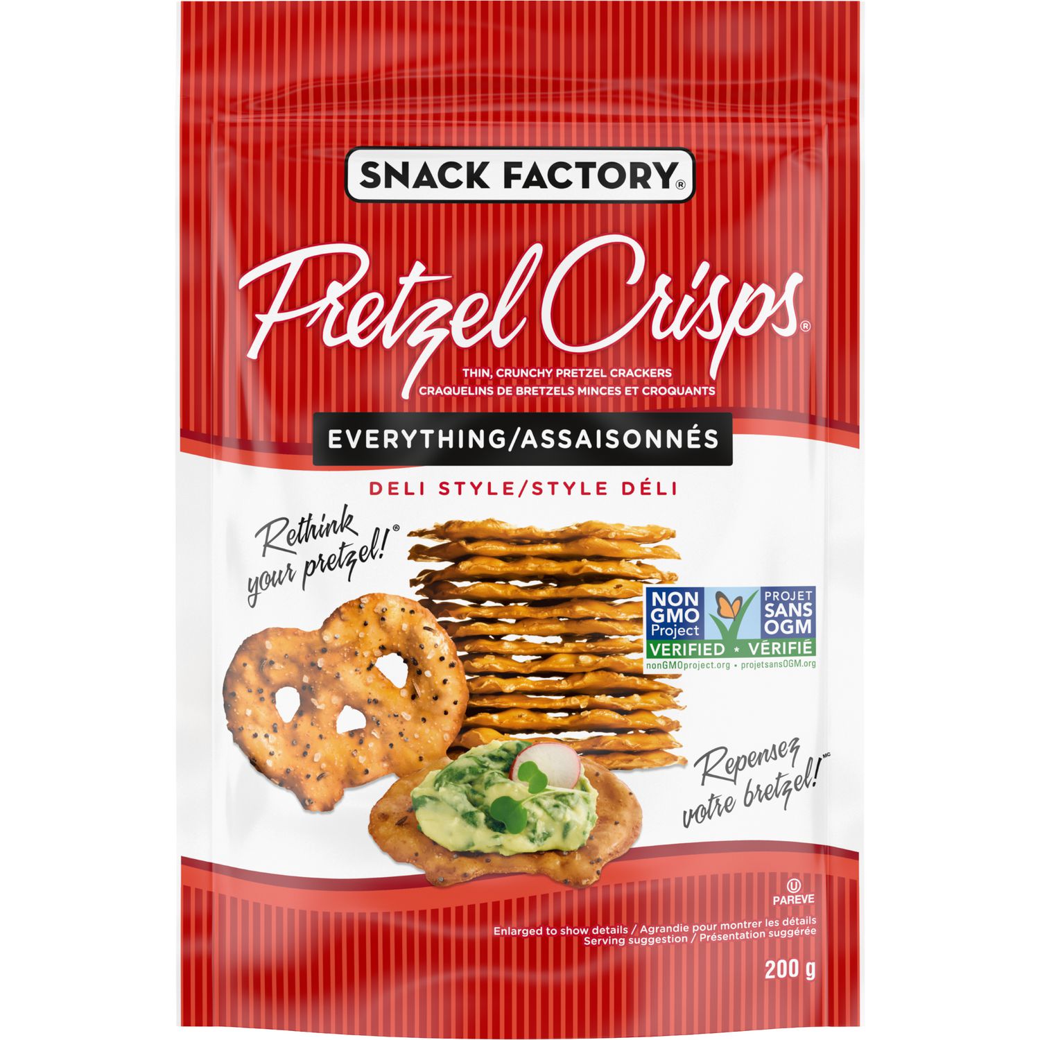 Snack Factory Pretzel Crisps Everything
