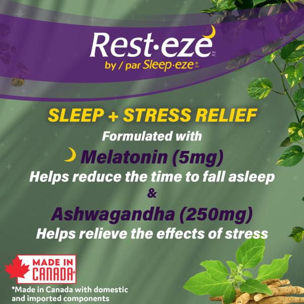 Rest Eze, by Sleep Eze, Sleep + Stress Relief
