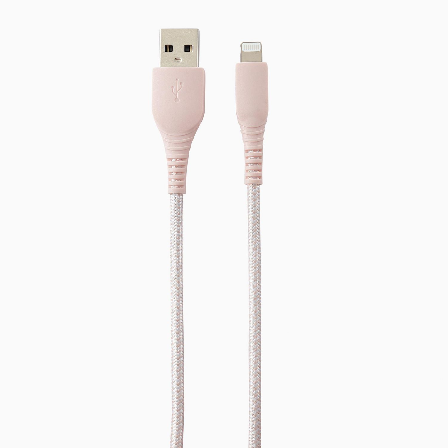 Câble USB-A vers Lightning Blanc Robuste 1m - Câble de  Charge/Synchronisation de Type A vers Lightning en Fibre Aramide -  iPad/iPhone 12 - Certifié