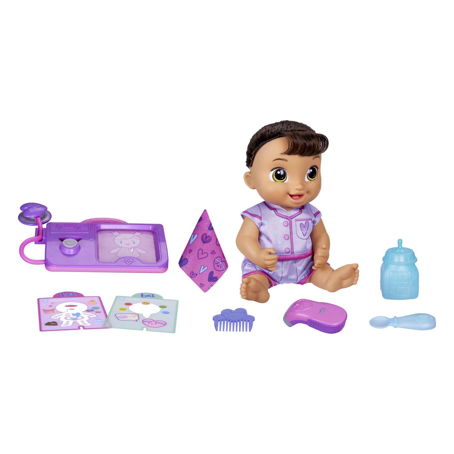 Baby Alive Lulu Achoo Doll, 12-Inch Interactive Doctor Play Toy