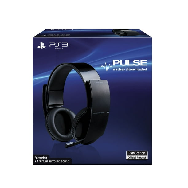 Casque d'écoute stéréo Pulse sans fil pour PS3 
