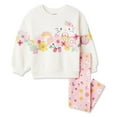 thumbnail image 1 of Ensemble 2 pièces avec coton ouaté Hello Kitty pour petites filles, 1 of 1