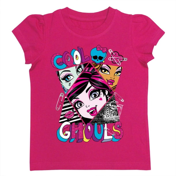T-shirt à manches courtes pour filles de Monster High