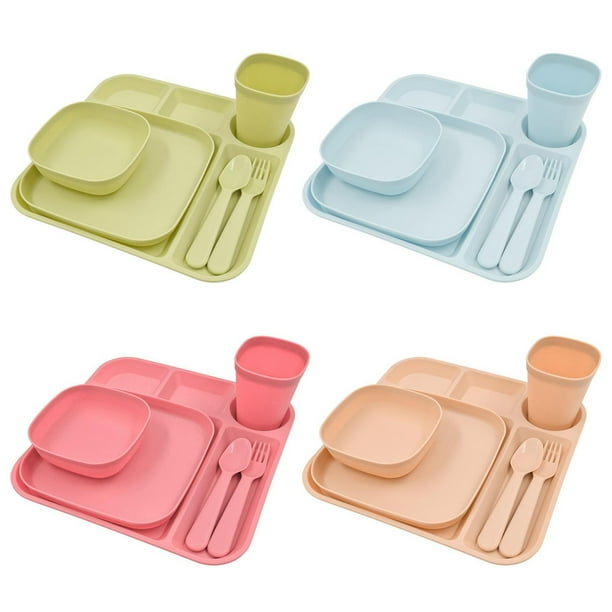 Mainstays Plastic Dinnerware Set, 24 Piece Set Walmart.ca