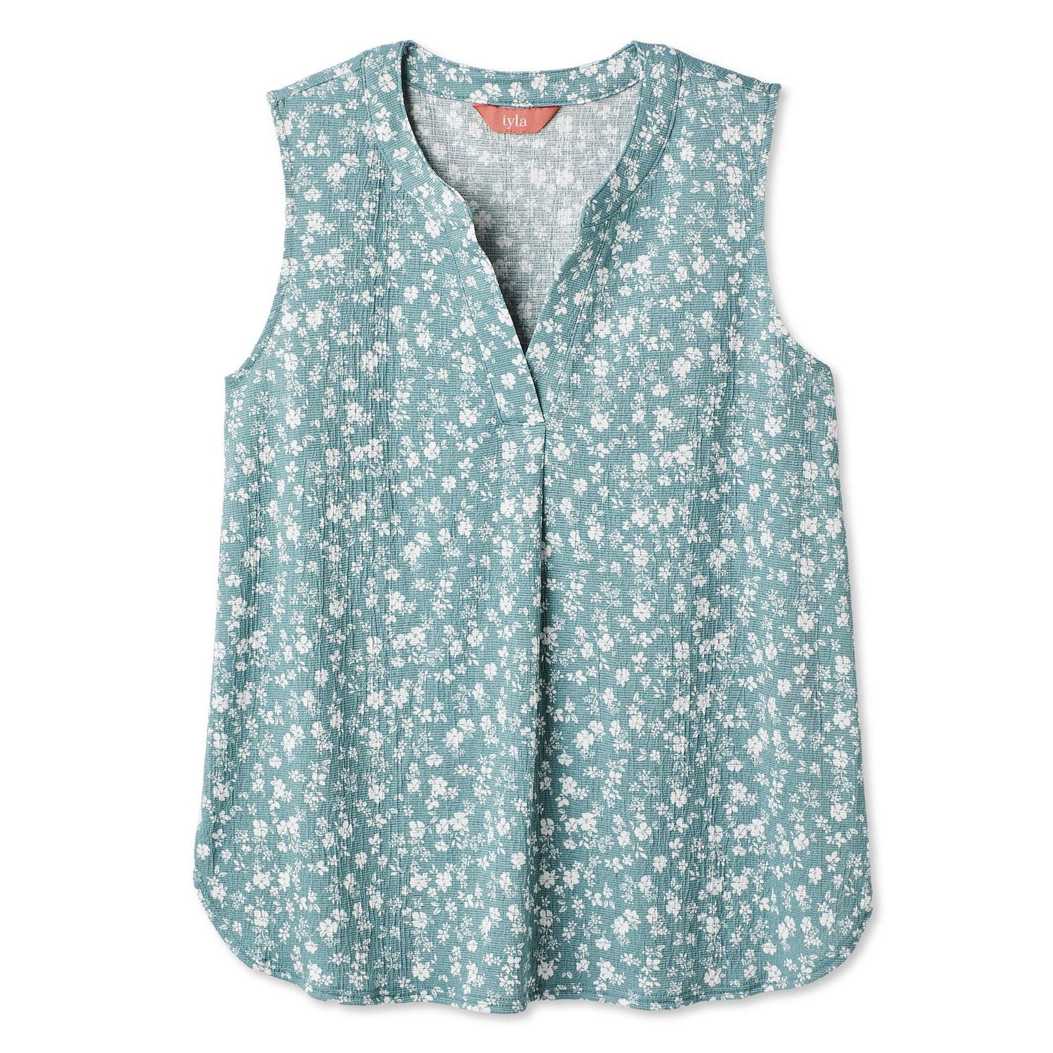 Iyla Women's Crinkle Sleeveless Blouse