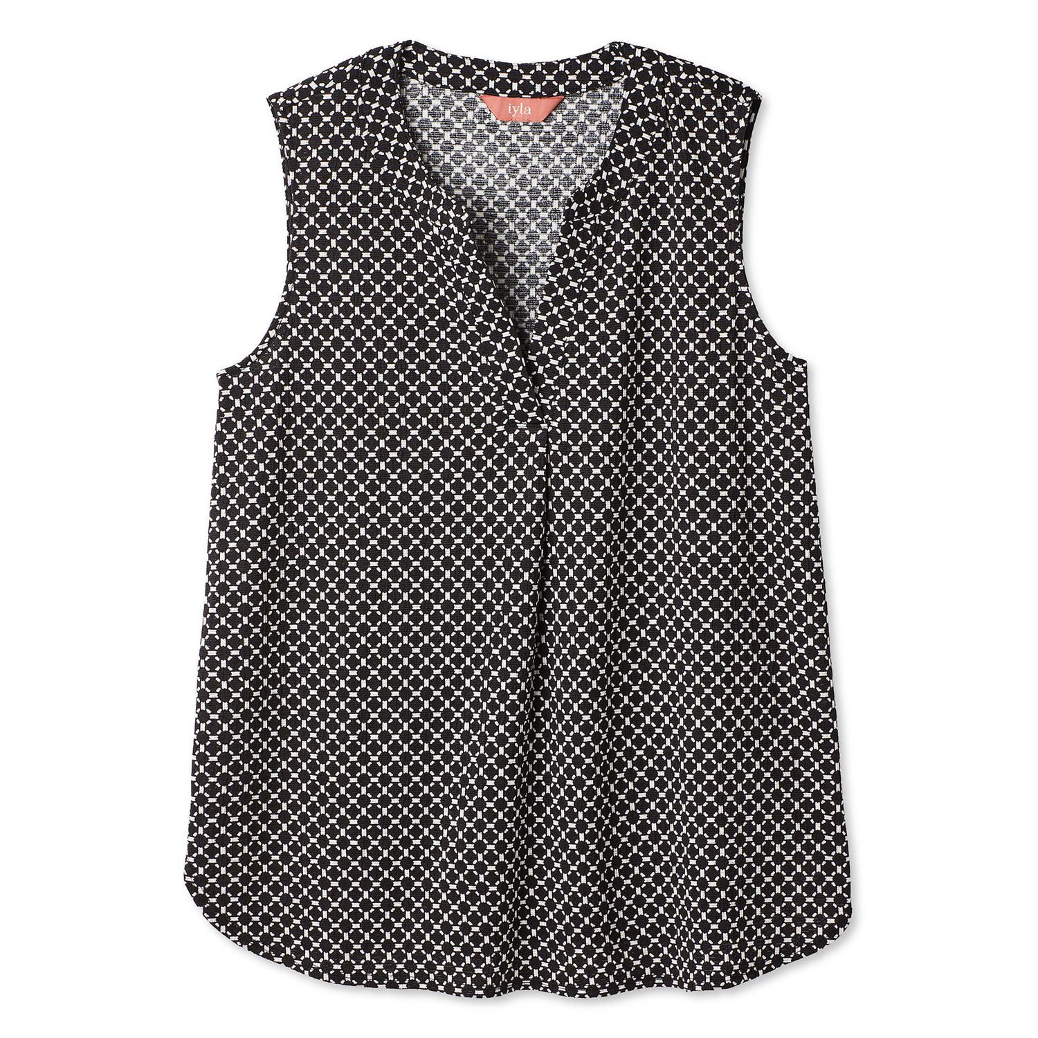 Iyla Women's Crinkle Sleeveless Blouse