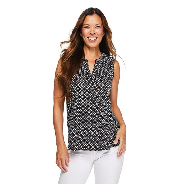 Iyla Women's Crinkle Sleeveless Blouse