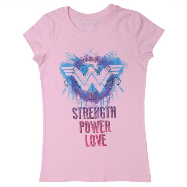 T-shirt à manches courtes Wonder Woman pour filles