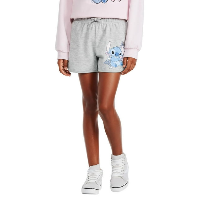 Disney Girls' Stitch Fleece Short